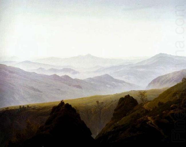 Caspar David Friedrich Morning in the Mountains china oil painting image